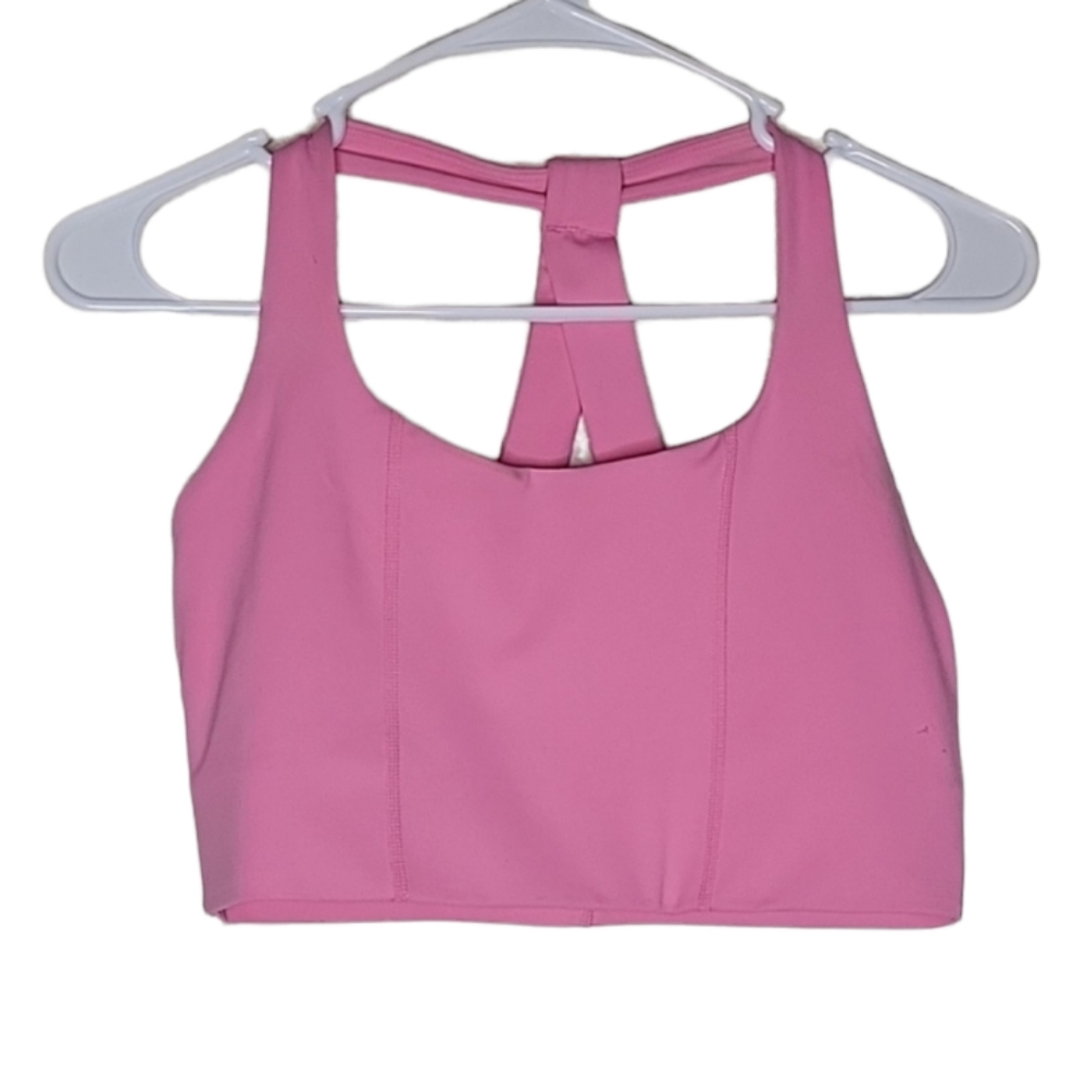 Carbon38 T Back Bra in Bubblegum Pink